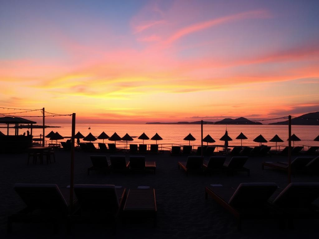 Beach clubs & sunset - Hvar